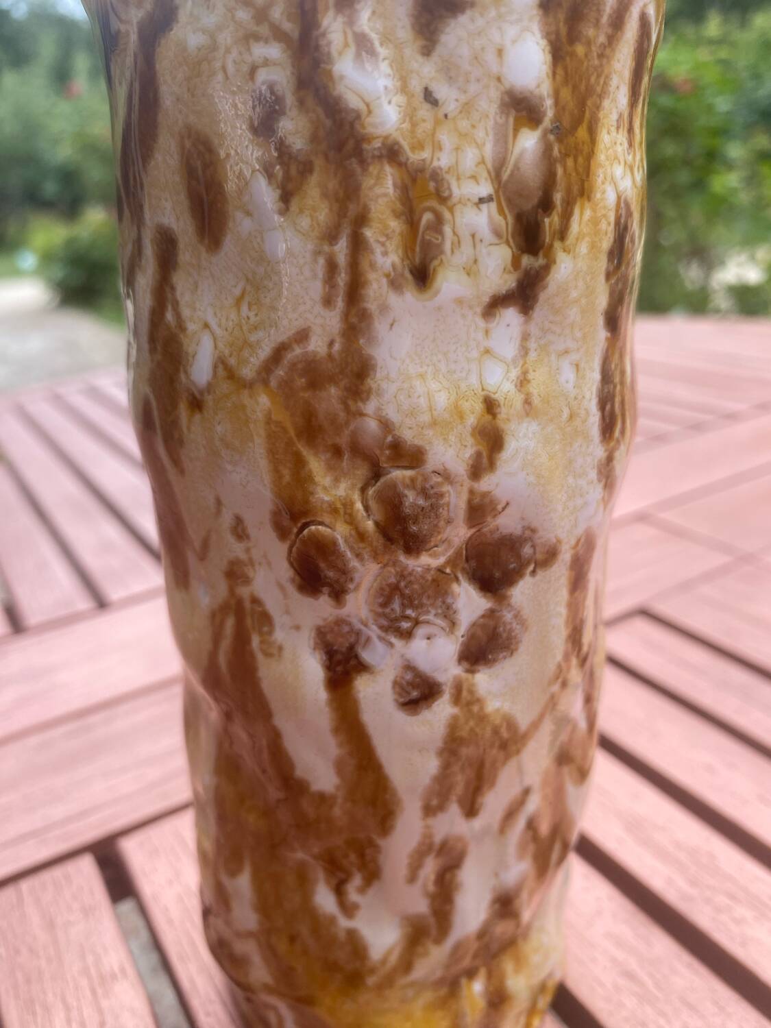 Beautiful ceramic signed Jany: vase or other