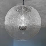 Bubble glass pendant light from the 70s