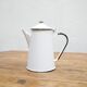 Vintage tea maker in enamelled sheet metal