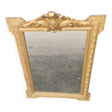 Louis XV style gilded mirror