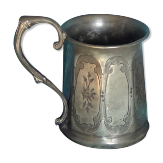 Pewter beer tankard