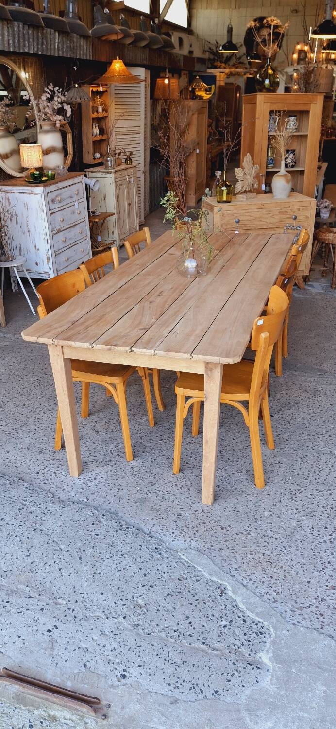 Antique farmhouse table