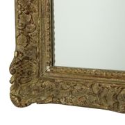 Mirror in antique gold frame classic baroque style pine gold leaf 57x46cm