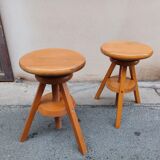 Pair of workshop stools