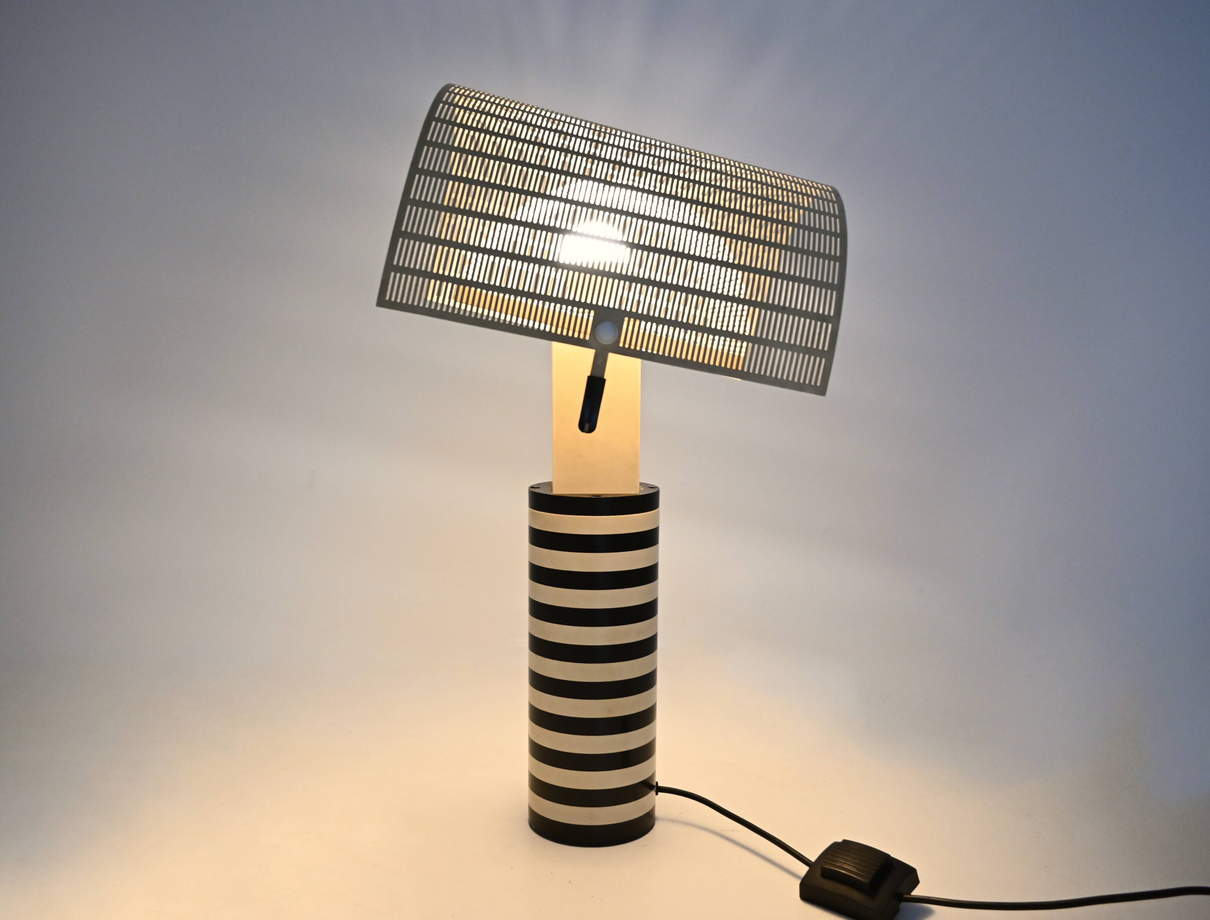 Shogun table lamp by Mario Botta for Artemide, 1986