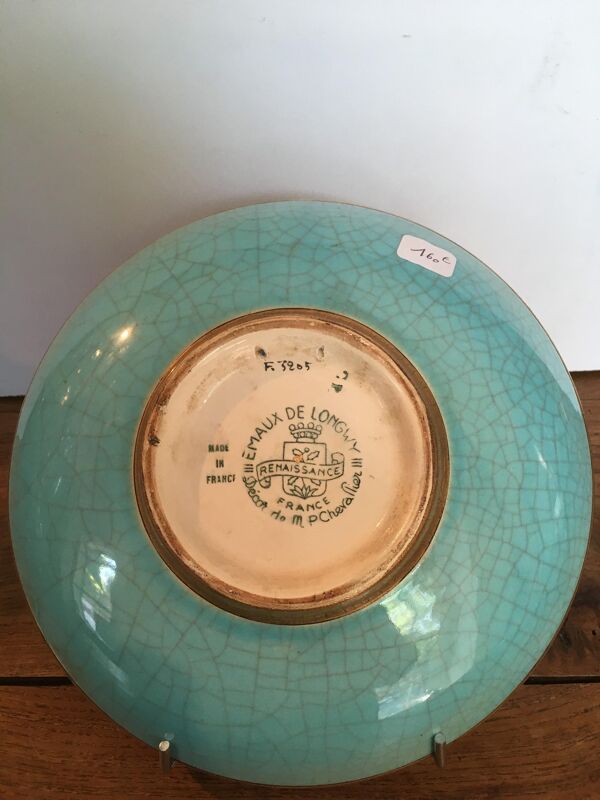 Plat creux émaux de longwy