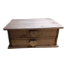 Grande boîte bois avec 2 tiroirs  Chaque tiroir possède 12 casses sois 24 cases en tout