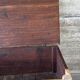 French provincial chest in carved and pegged solid oak, 18th century.