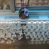 Set of 47 lorraine crystal glasses