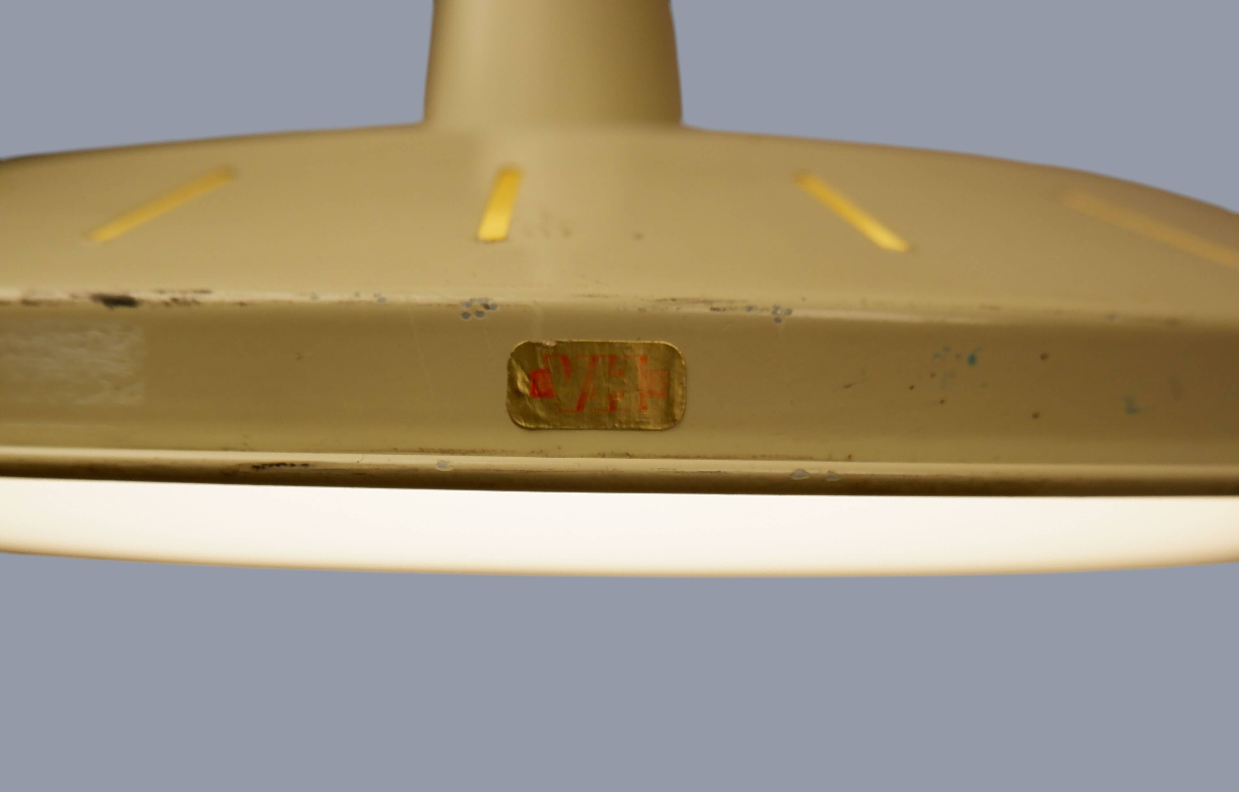 Van Haute Belgium hanging lamp, 1960s