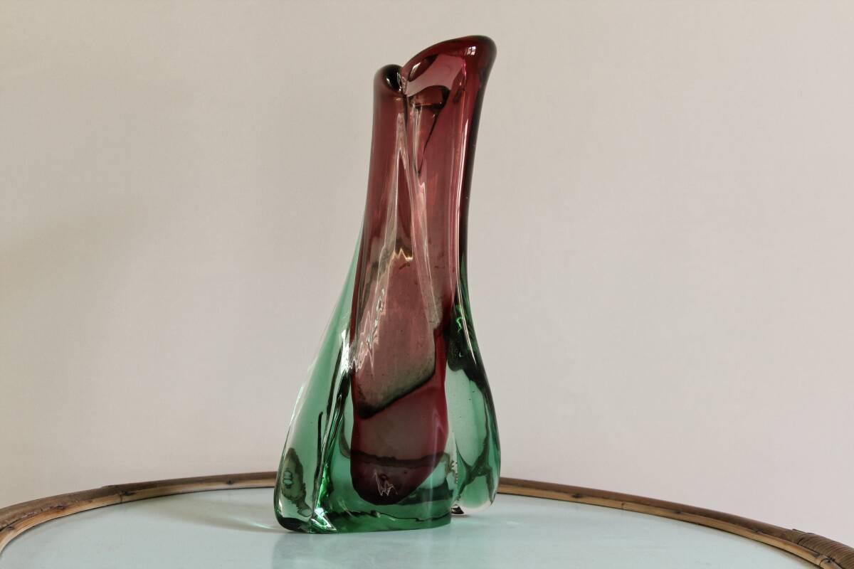 Murano blown glass vase