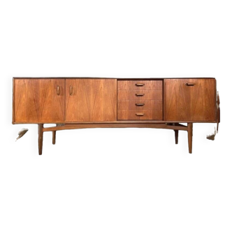 Vintage Scandinavian sideboard, Teak sideboard from the 60s, 70s