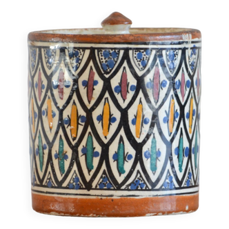 Ancient ceramics with lid, Safi, Morocco