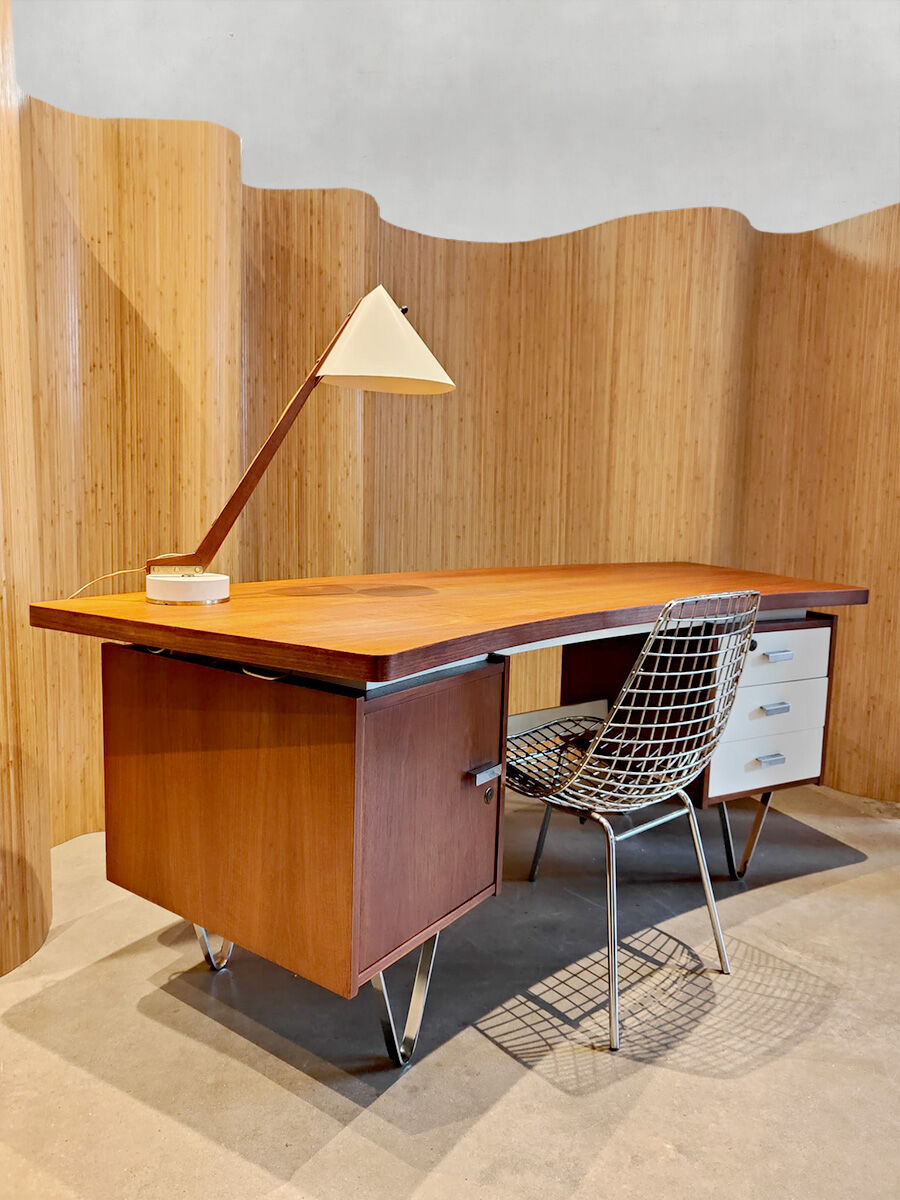 Bureau d’écriture de design néerlandais vintage 'Boomerang'