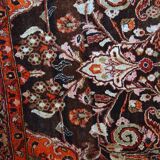 Tapis vintage fait main Tabriz du Moyen-Orient 135cm x 220cm (1950s)