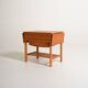 Table d'appoint en pin scandinave, années 1950