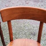Set of 6 old bistro chairs 2 Thonet and 4 Baumann