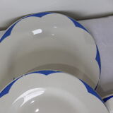 4 flat plates of Digoin Sarreguemines model Corsica 211209