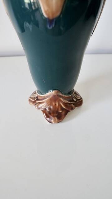 Art Nouveau style slip vase by Gustave de Bruyn, 1920s