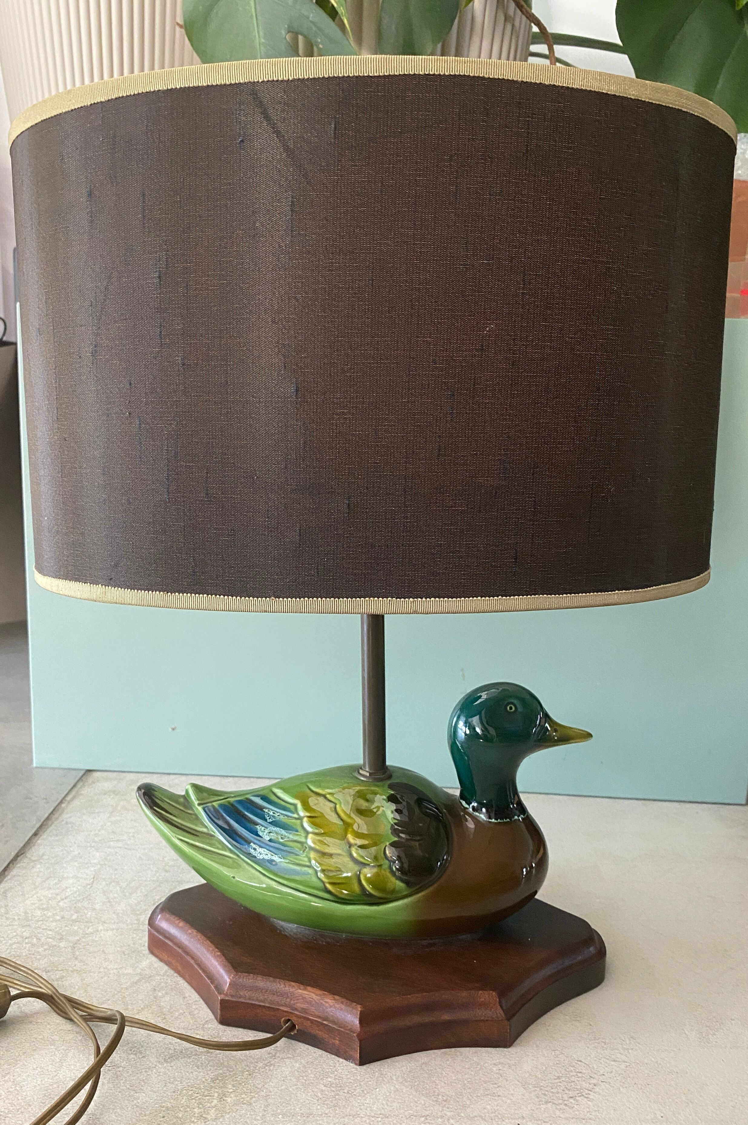 Mallard duck lamp