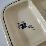 Vintage Sarreguemines compartmentalized plate model 5041 with Japanese decoration