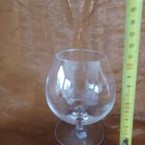 4 glasses with crystal cognac viileroy and boch