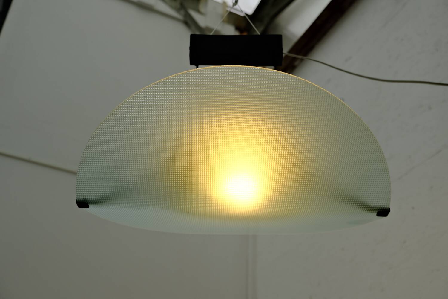 Philips "Tortuga" chandelier in metal and glass, 1980