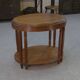 Art Deco solid oak oval table 1930