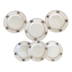 6 Flat Plates Terre de Fer Salins Charbonnier