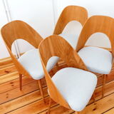 Czechoslovakian Chairs by A. Suman for Tatra Nabytok, 1960s, Set of 4