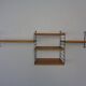 Swedish Ash and Metal Wall Unit by Kajsa & Nils Nisse Strinning for String, 1950s, Set of 9