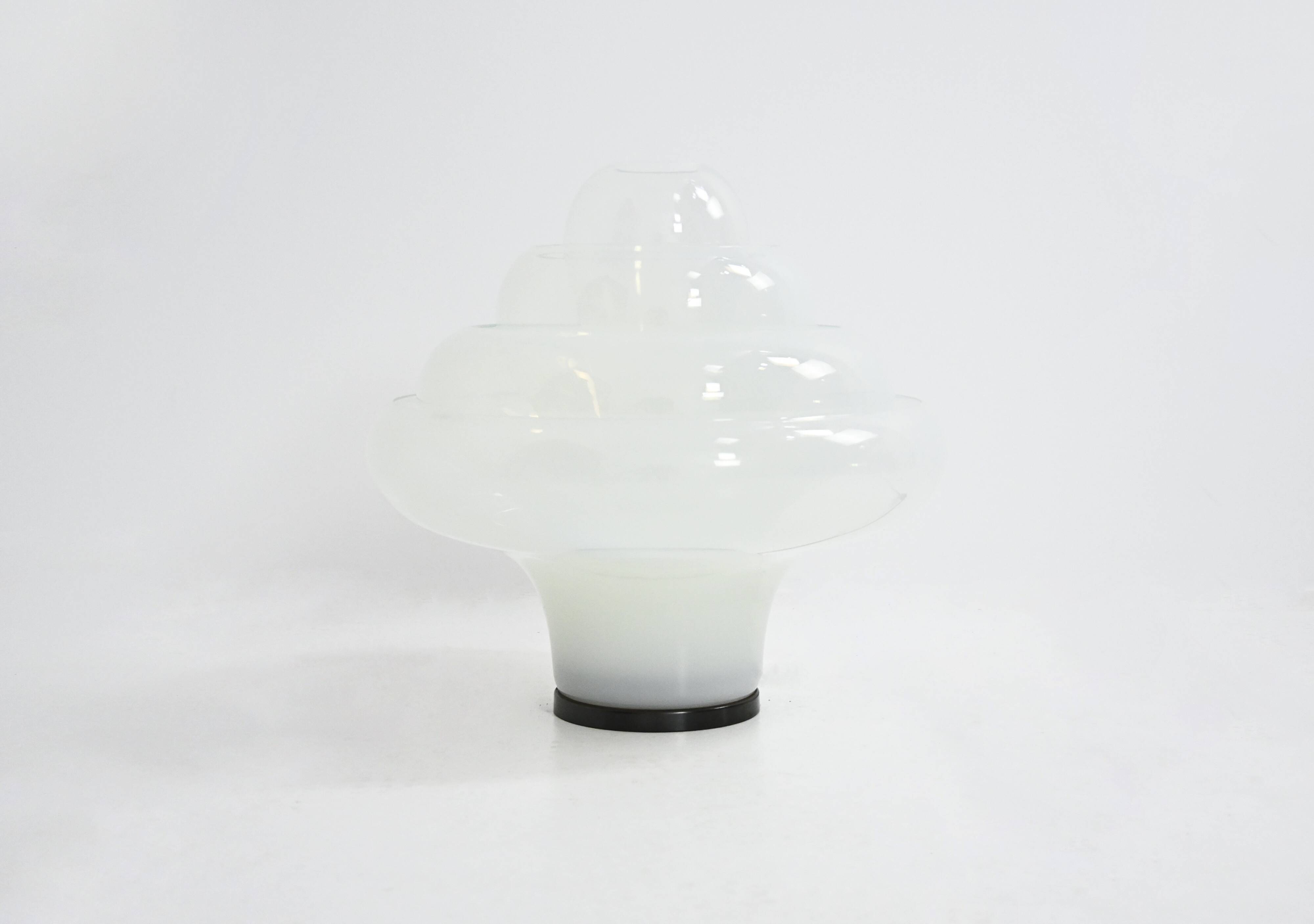 Lotus LT305 table lamp by Carlo Nason for Mazzega, 1960s