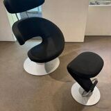 Stokke Variér Peel armchair + footrest