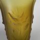 Pressed glass vase Inwald Barolac, model "Floral" 1960s