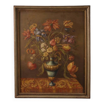 Italian painting still life from the 20th century