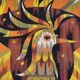 Bird tapestry by A. Cornic 20th century