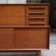 High sideboard of the 60s in teak