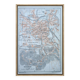 Vicenza, Italy, old map, printed in 1909. Authentic.