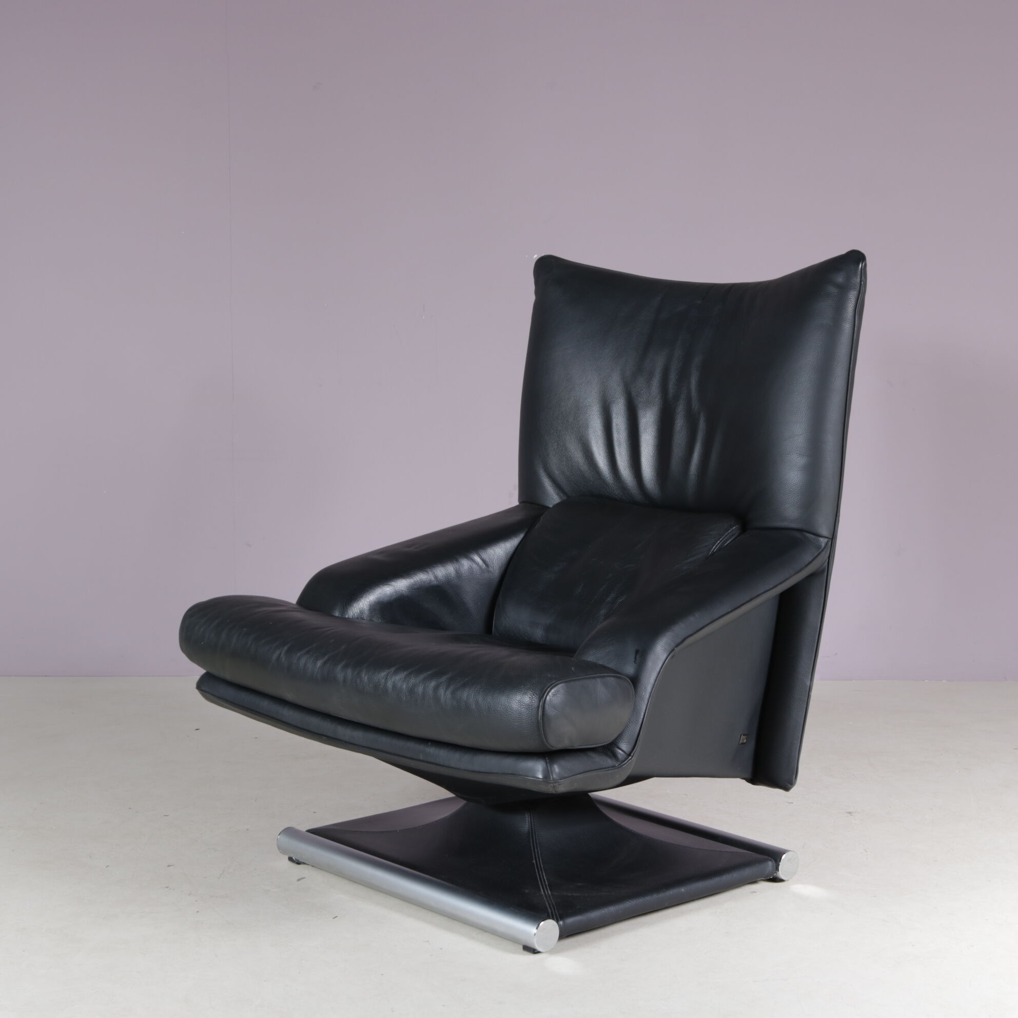 1980s lounge chair by Mathias Hoffman for Rolf Benz, Germany