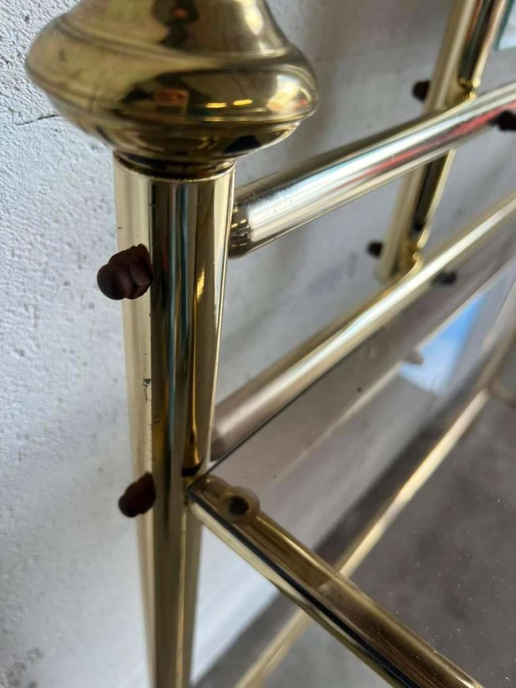 Vanité vintage « dorée » composent des meubles / table console
