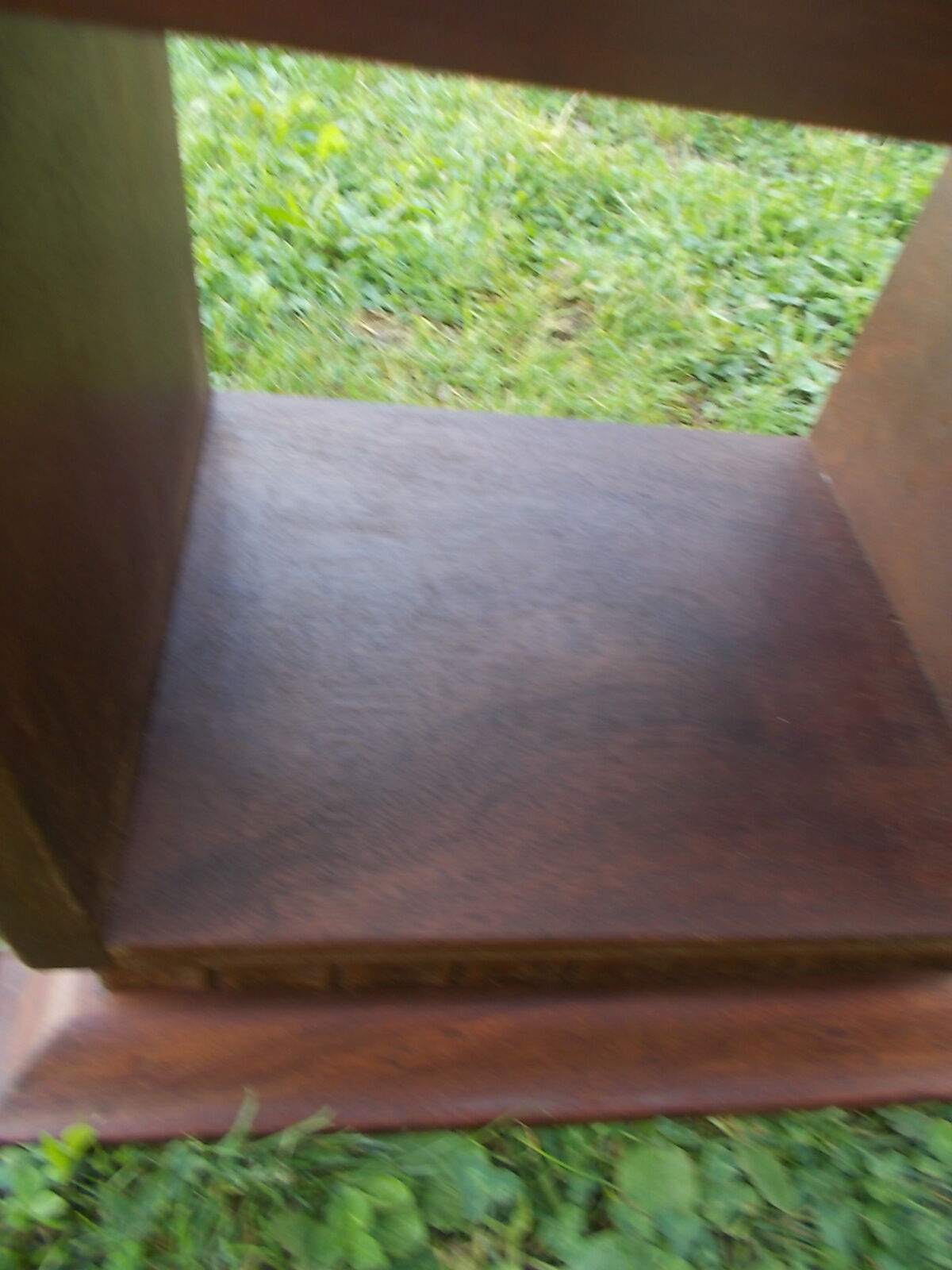 Mahogany bedside table