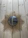 Miroir soleil en laiton vintage 1970