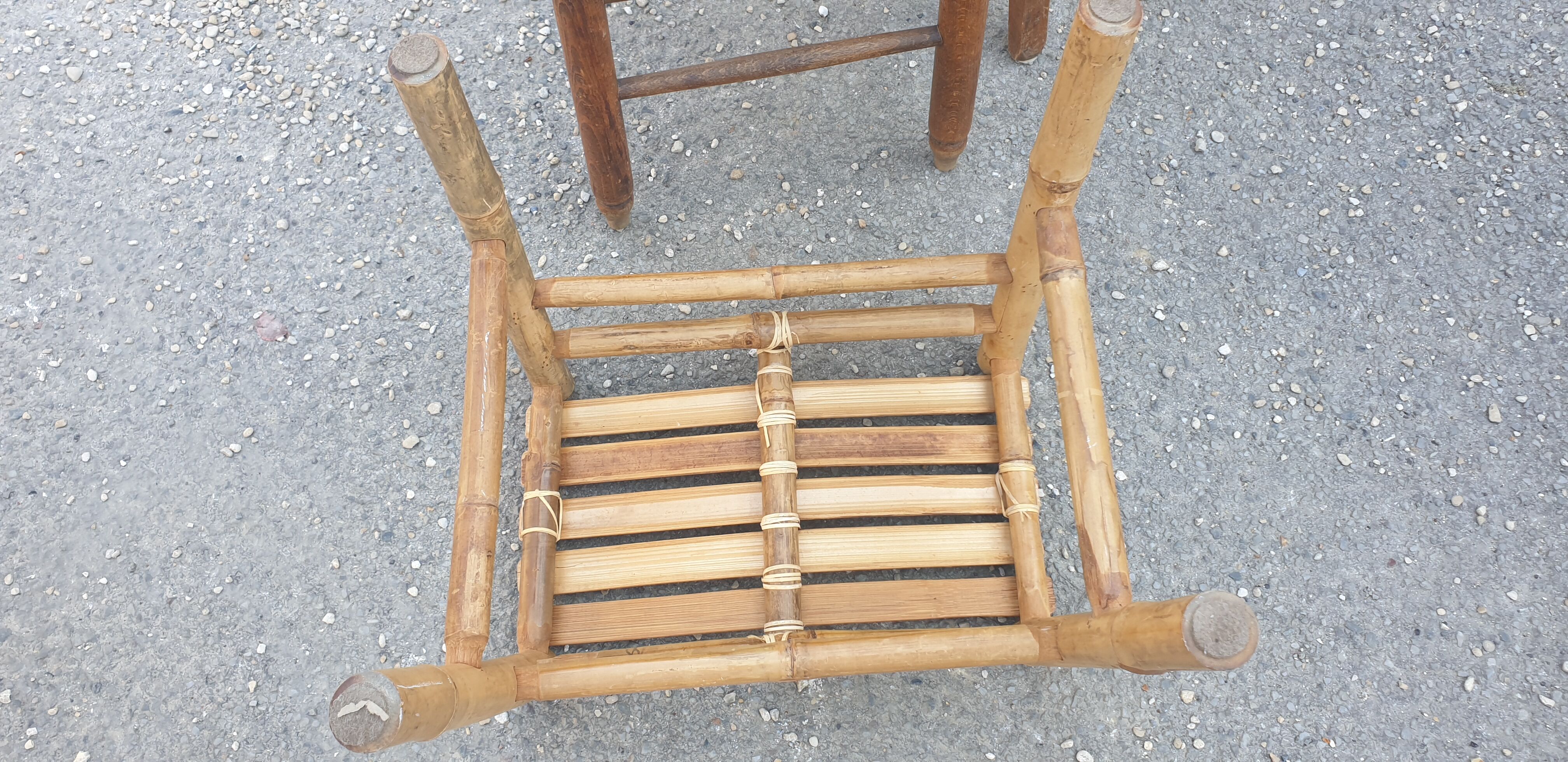 Bamboo stool