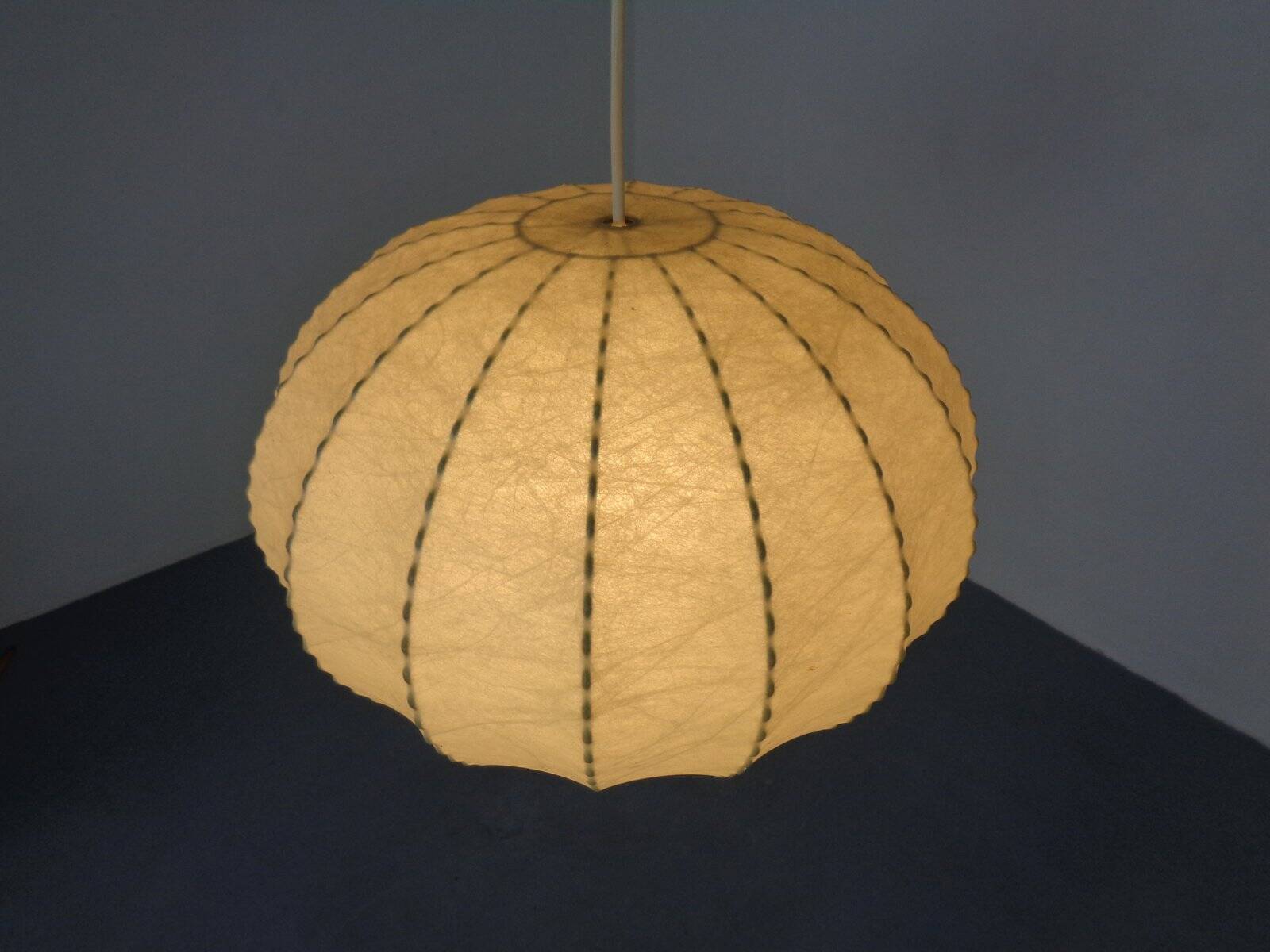 Italian Cocoon Pendant Lamp by Achille & Pier Giacomo Castiglioni, 1960s