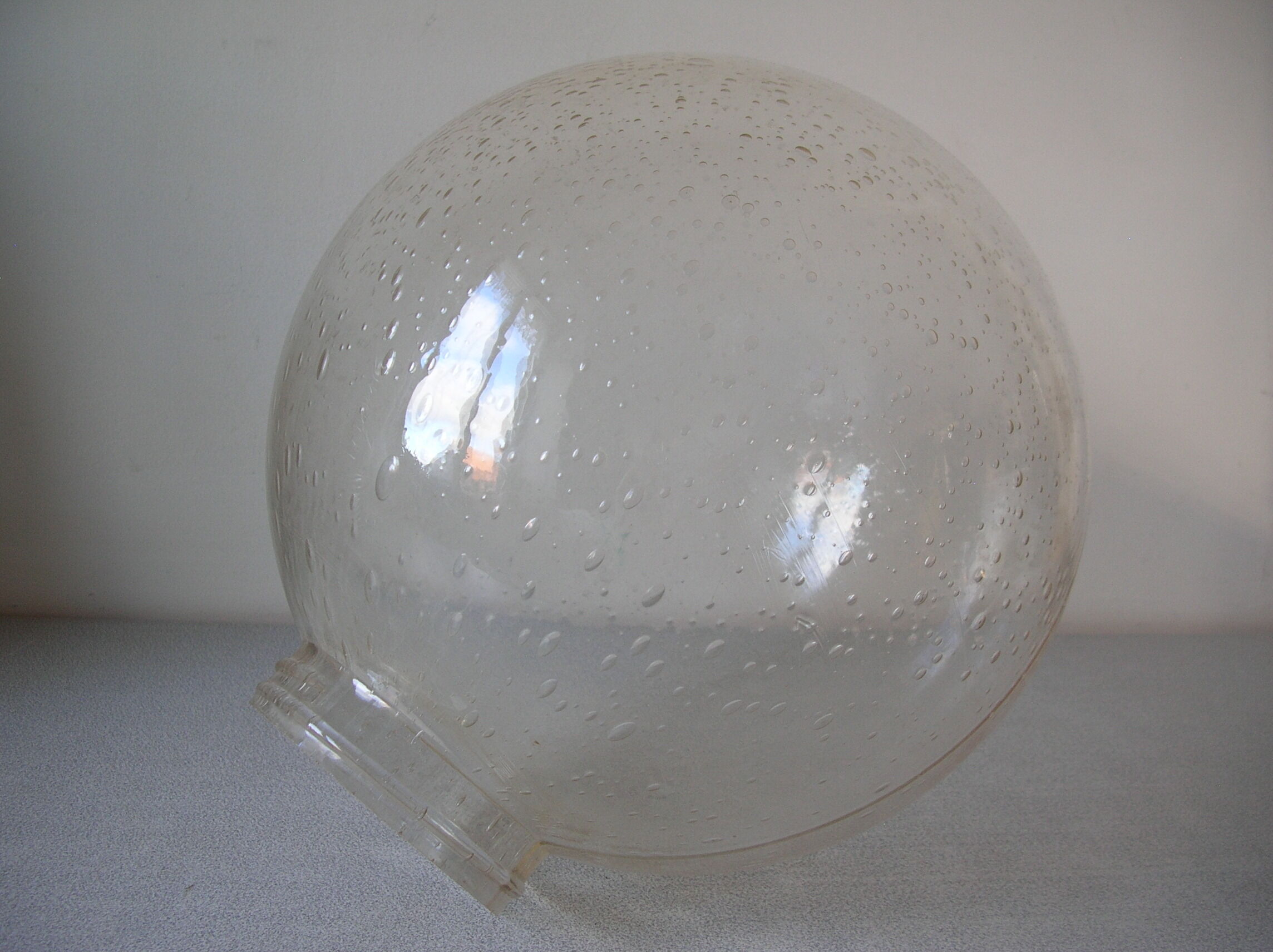 Abat-jour Sphérique En Verre/acrylique Blanc - Pour Culot G9 - Diamètre 10 Cm - Décoration Lumineuse Moderne
