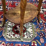 3-drawer side table in rosewood and oak, 1970s Louis XV style work