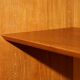 Pair of large open bookshelves Poul Hundevad Mid Century Modern in teak