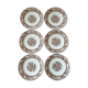 Set of 6 old flat plates