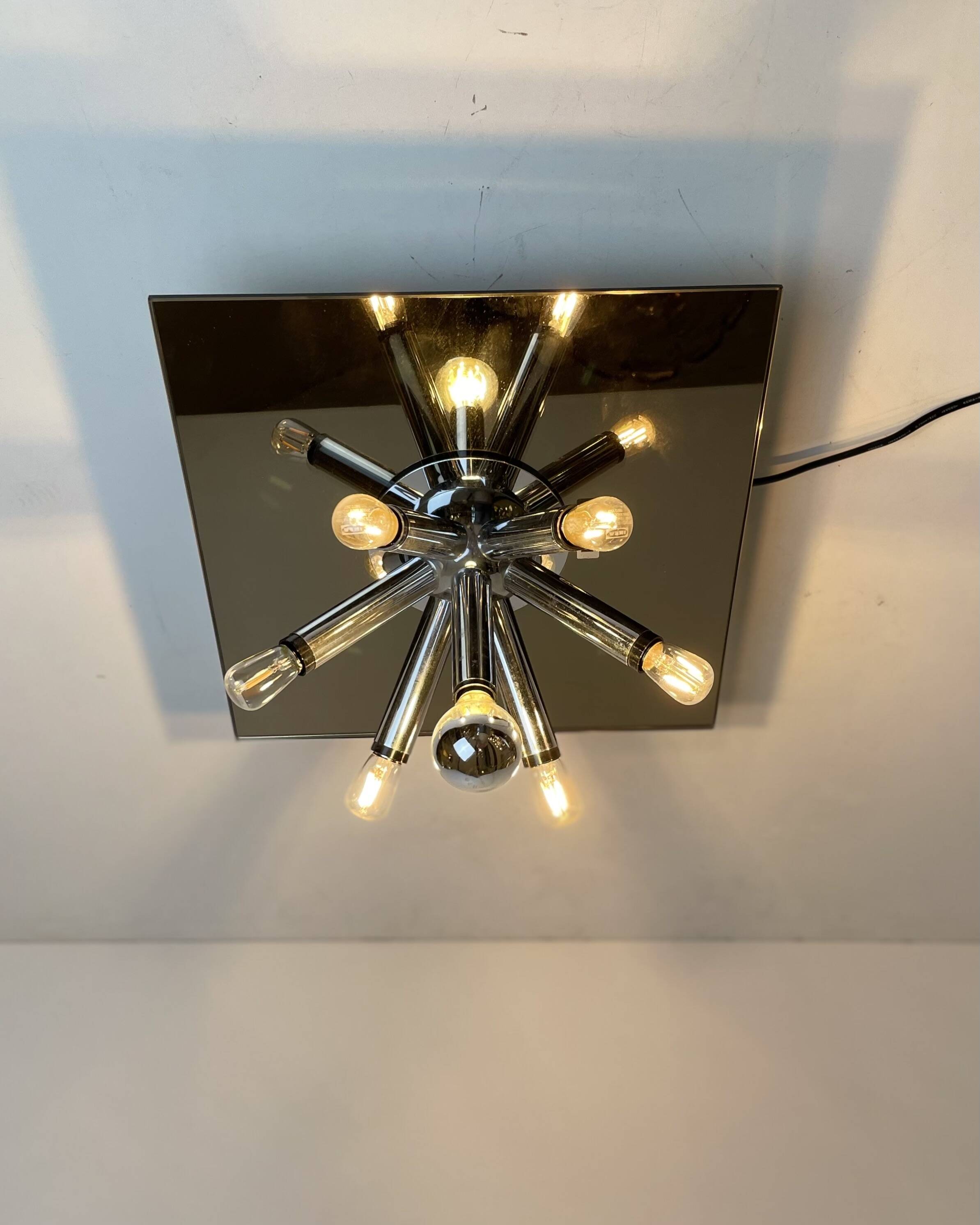 Lampe murale ou plafonnier pour salle de bain par Bath Firenze, années 1970