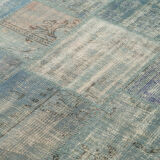 Handmade turkish overdyed 175 cm x 242 cm